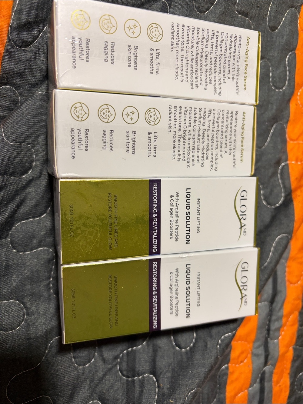 Glora Instant lifting liquid solutions 4 bottles
